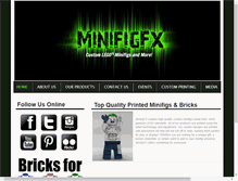 Tablet Screenshot of minifigfx.com